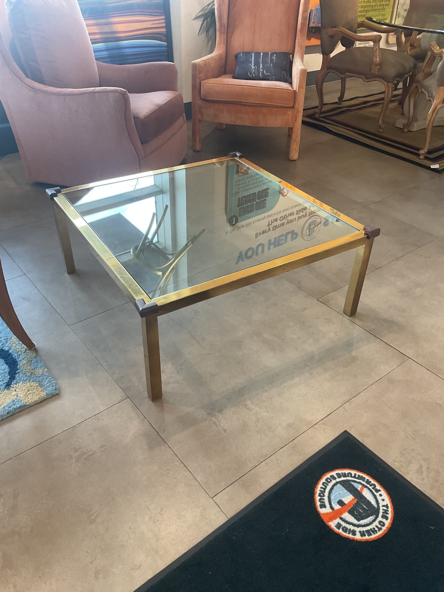 Gold Coffee Table