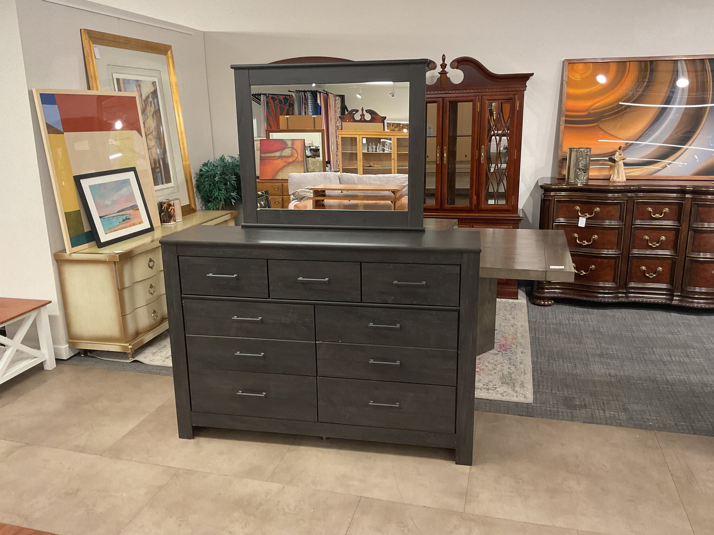 7 Drawers And A Mirror