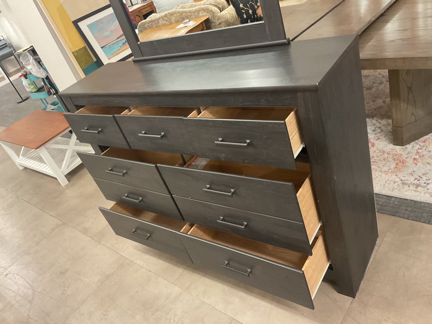 7 Drawers And A Mirror