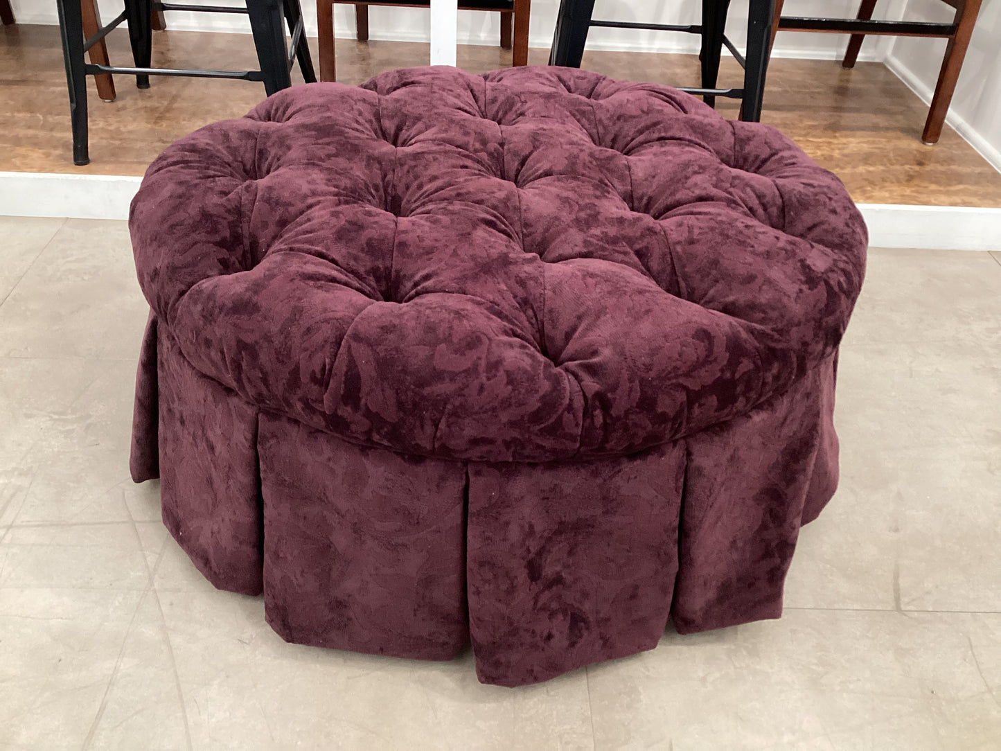 Drexel Heritage Tufted Ottoman