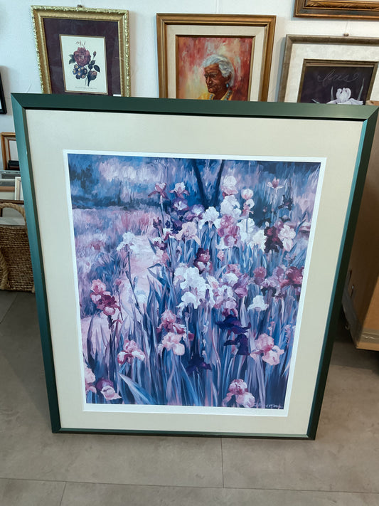 Iris Oil Painting