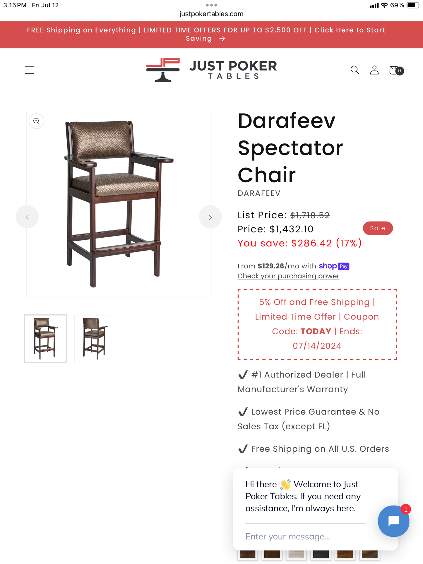 2 Spectator Chairs by Darafeev