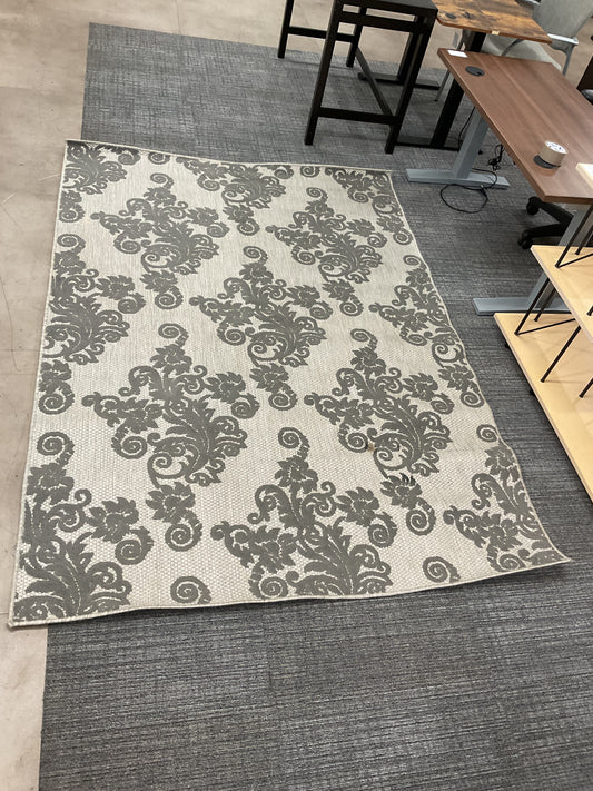 Cream Grey Rug (R108)
