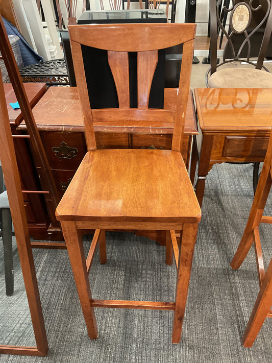 Solid Wood Bar Chair