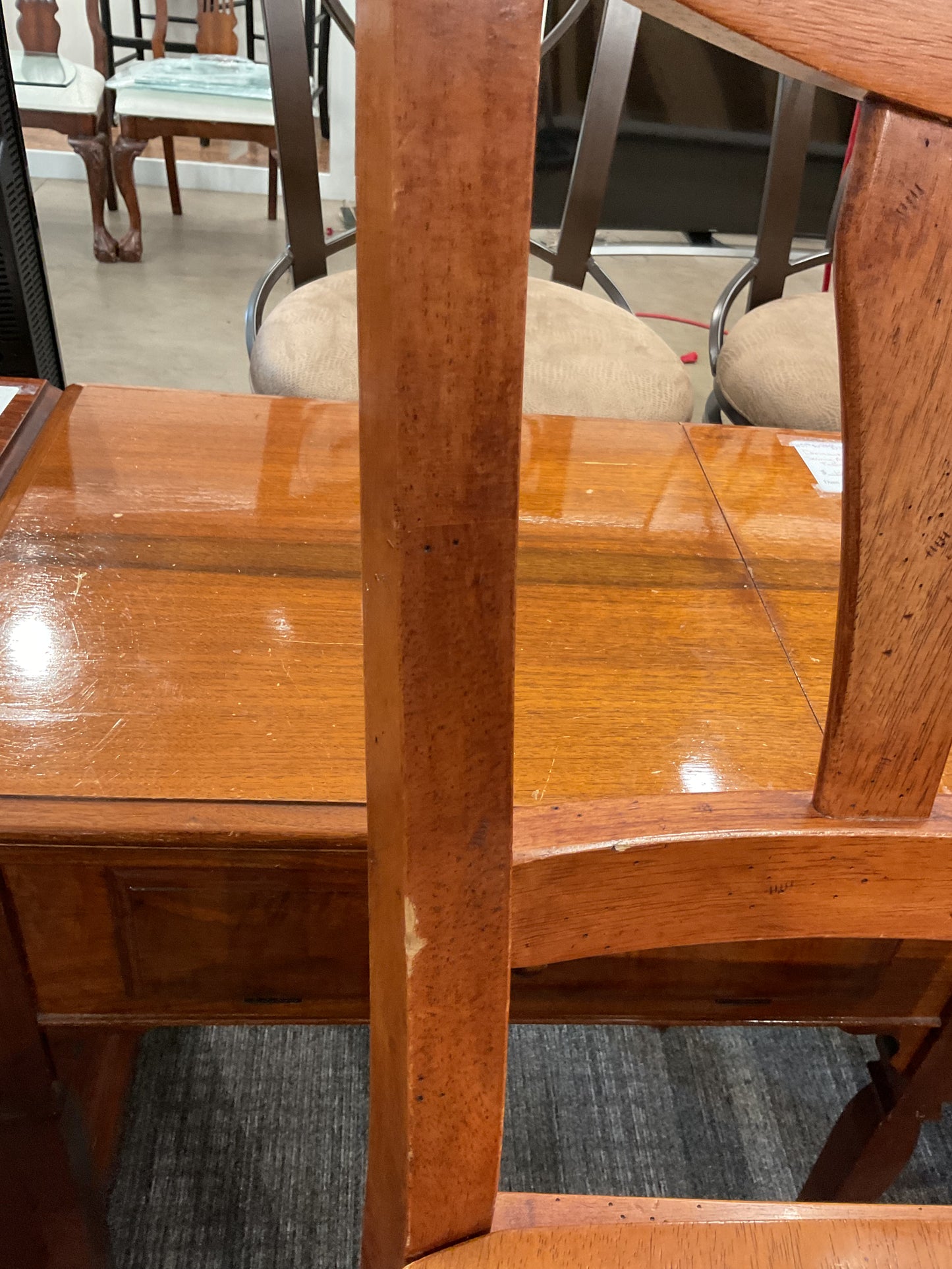 Solid Wood Bar Chair