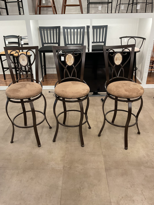 Curved Swivel Stools