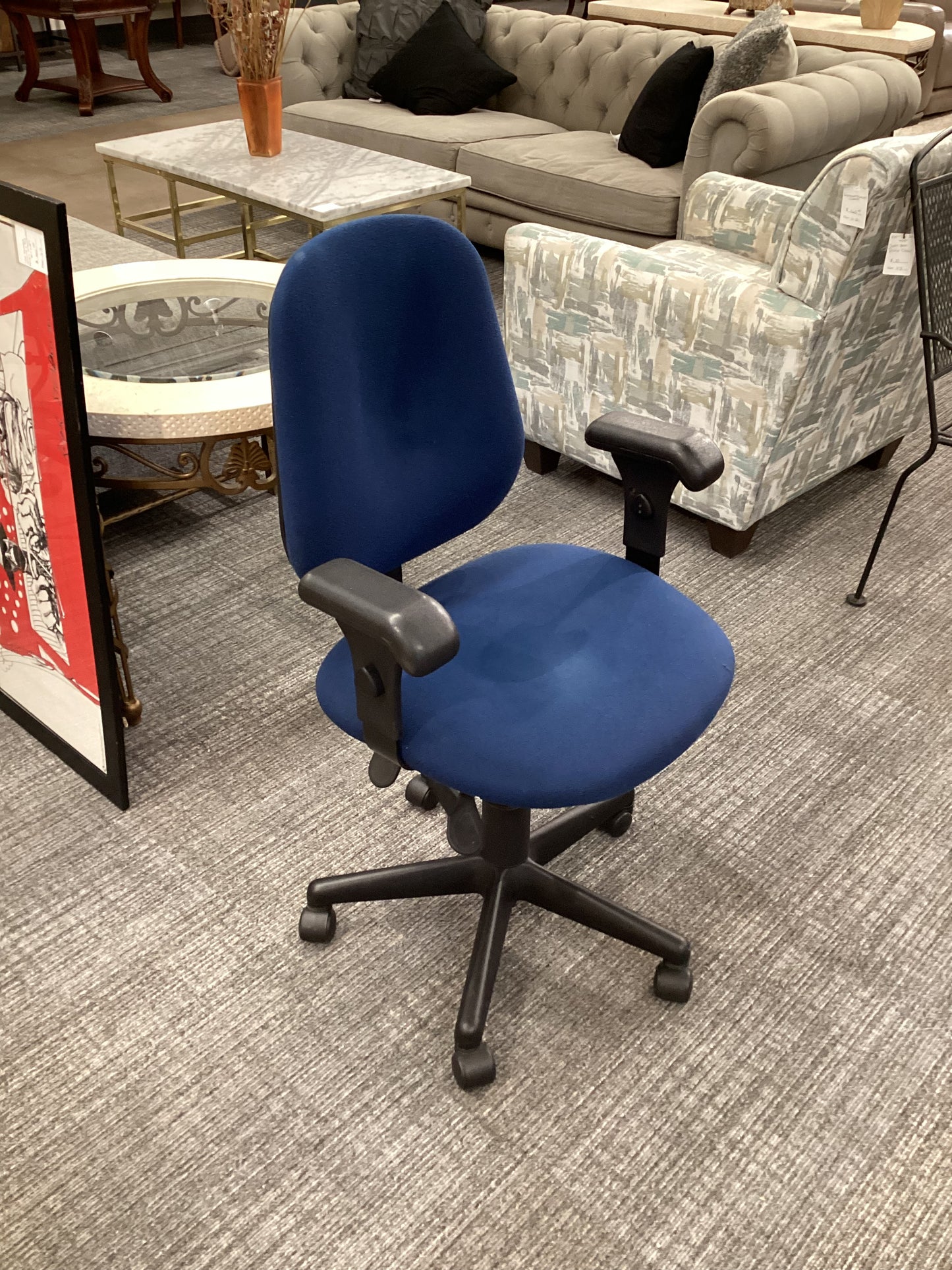 Harvard Interiors Blue Office Chair