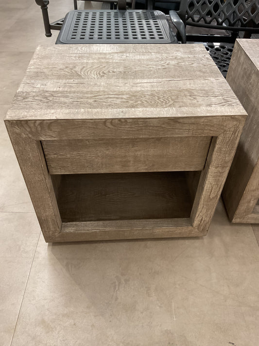 Ash Gray Nightstand