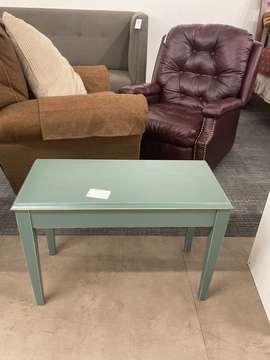 Green Storage Bench