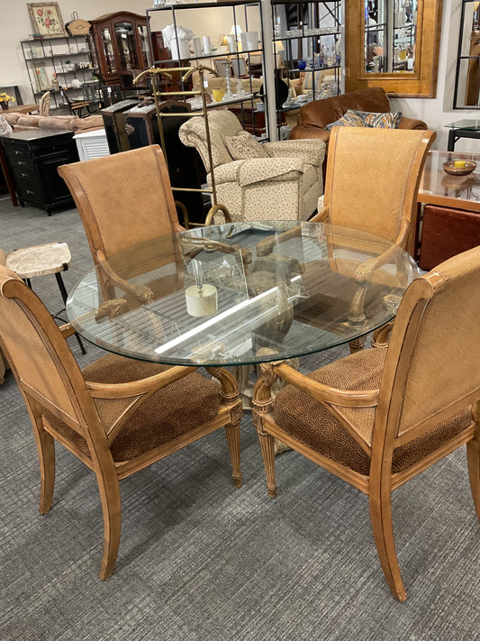 Hollywood Regency Dining Set