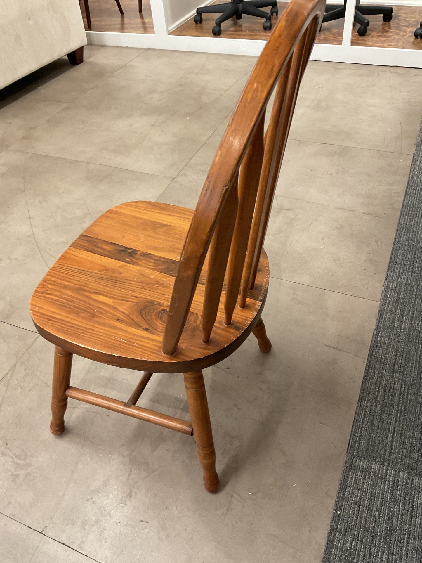 Single Wood Chair