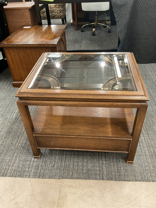 MCM 2 Tier Side Table