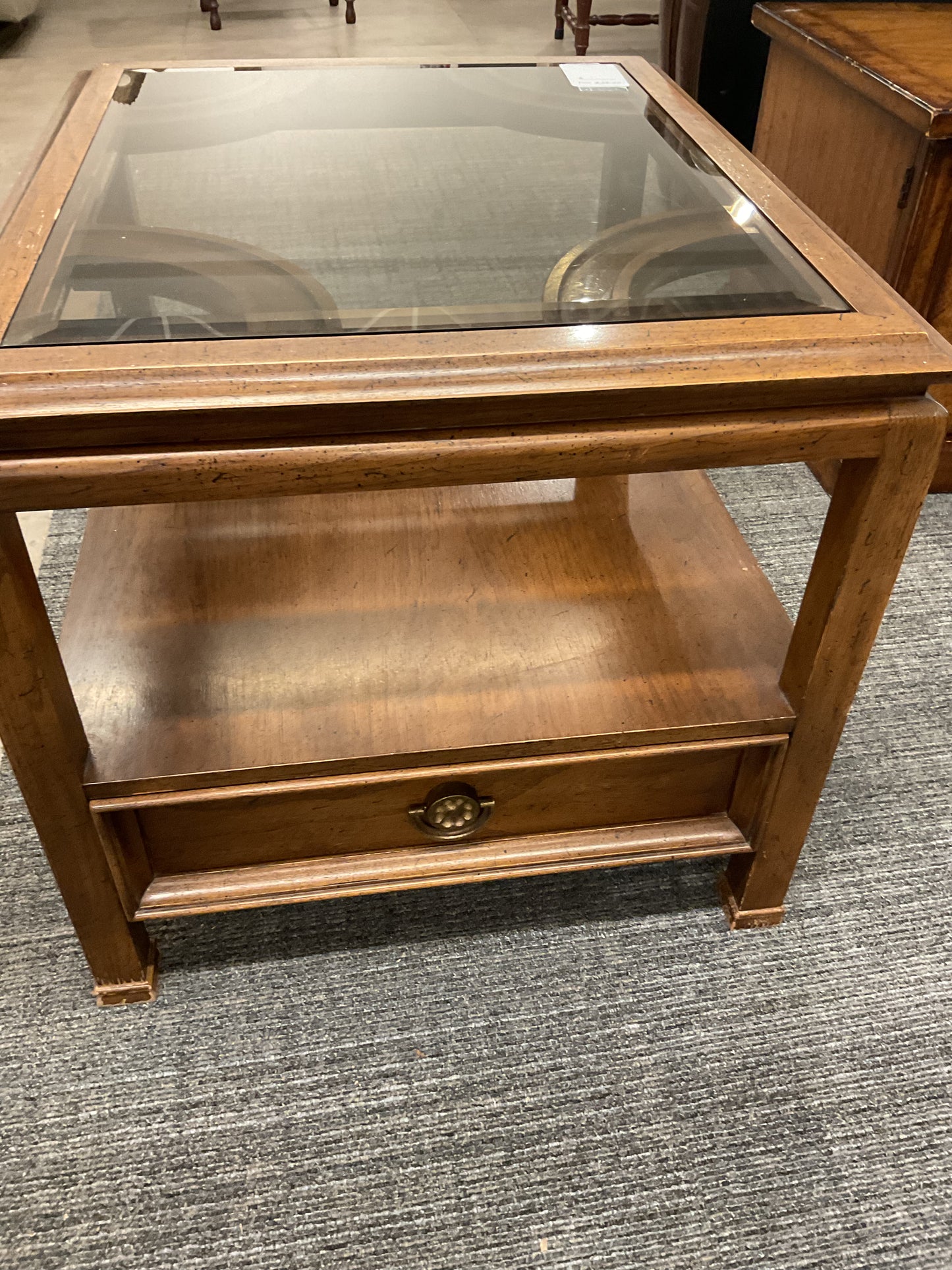 MCM 2 Tier Side Table