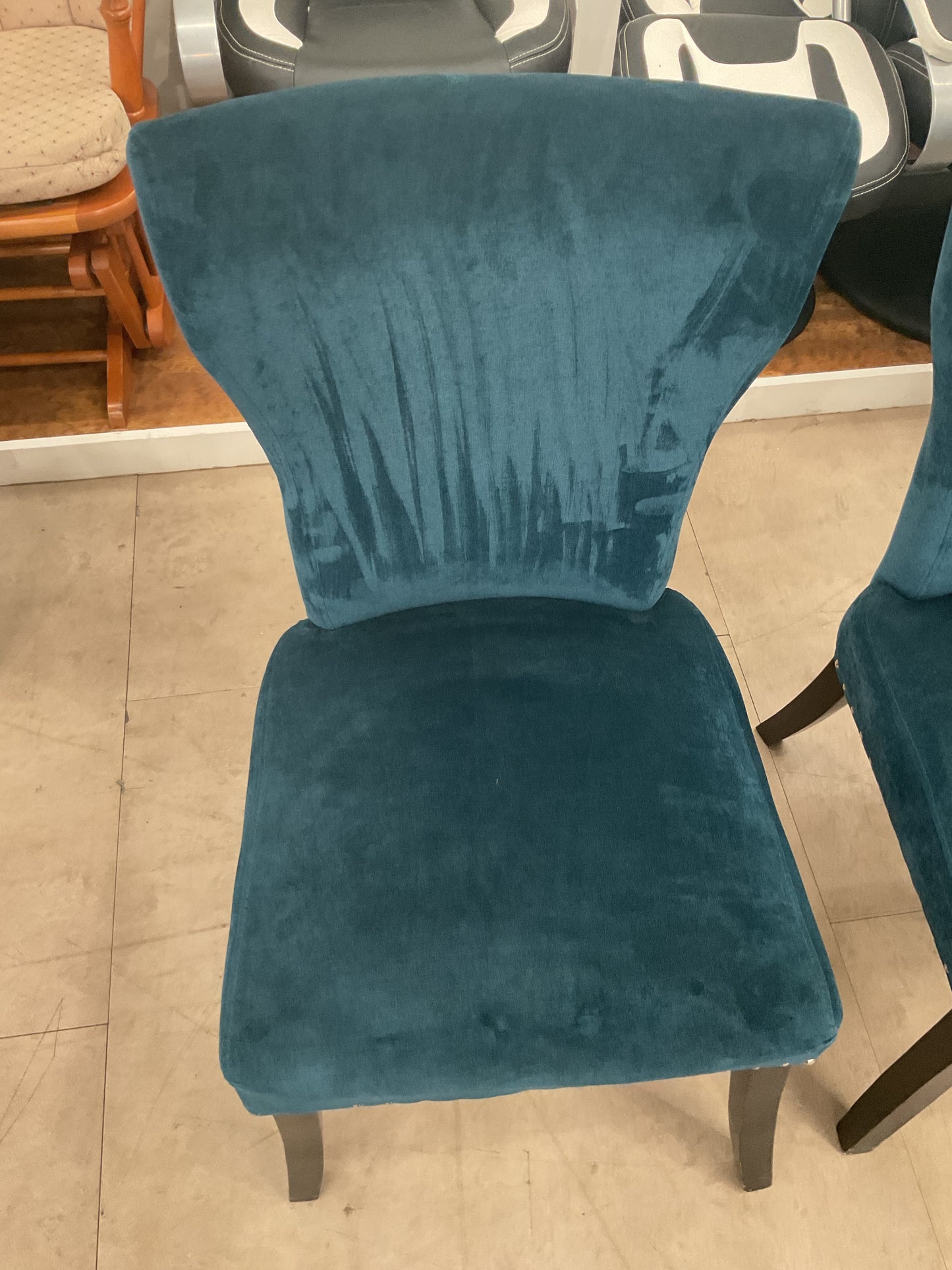 Button Tufted Upholstered Dining Chair Set of Four