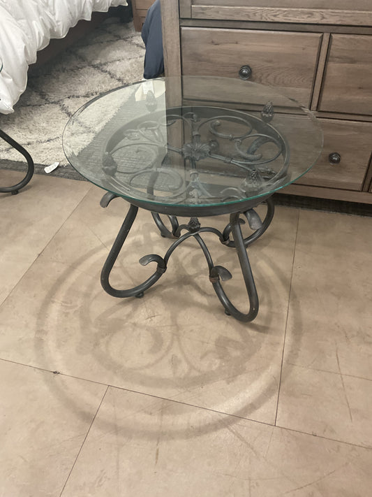 Iron Side Table