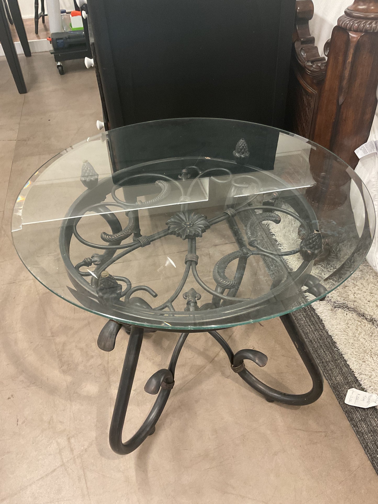 Iron Side Table