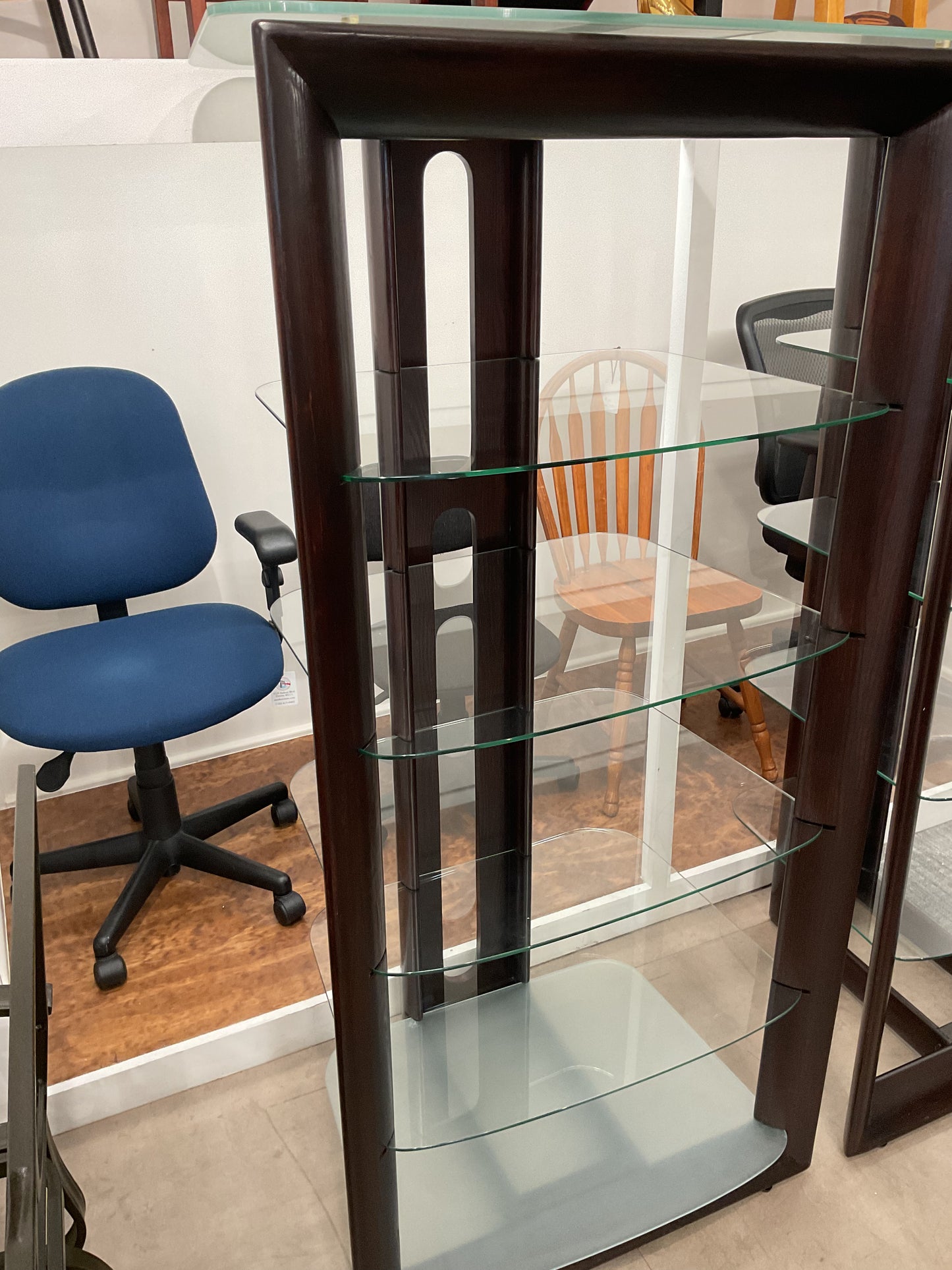 Glass Shelving Unit