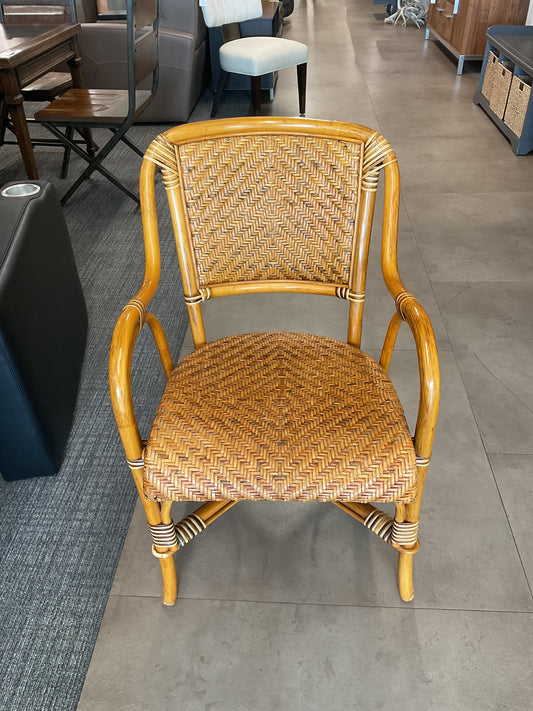 20th Century Woven Wicker Chair