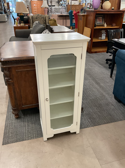 White Mini Curio Cabinet