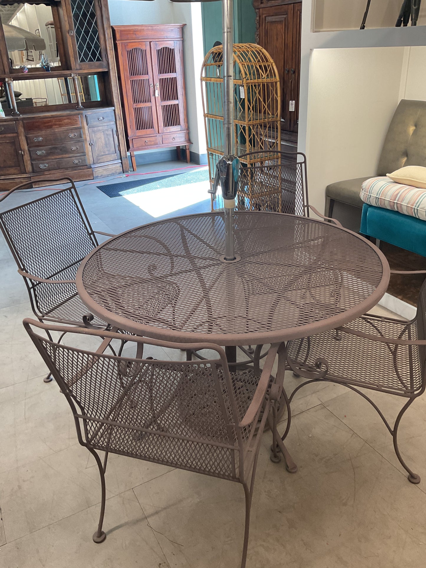 Burnt Lilac Patio Set