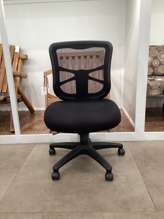 Black Ergo Office Chair No Arms