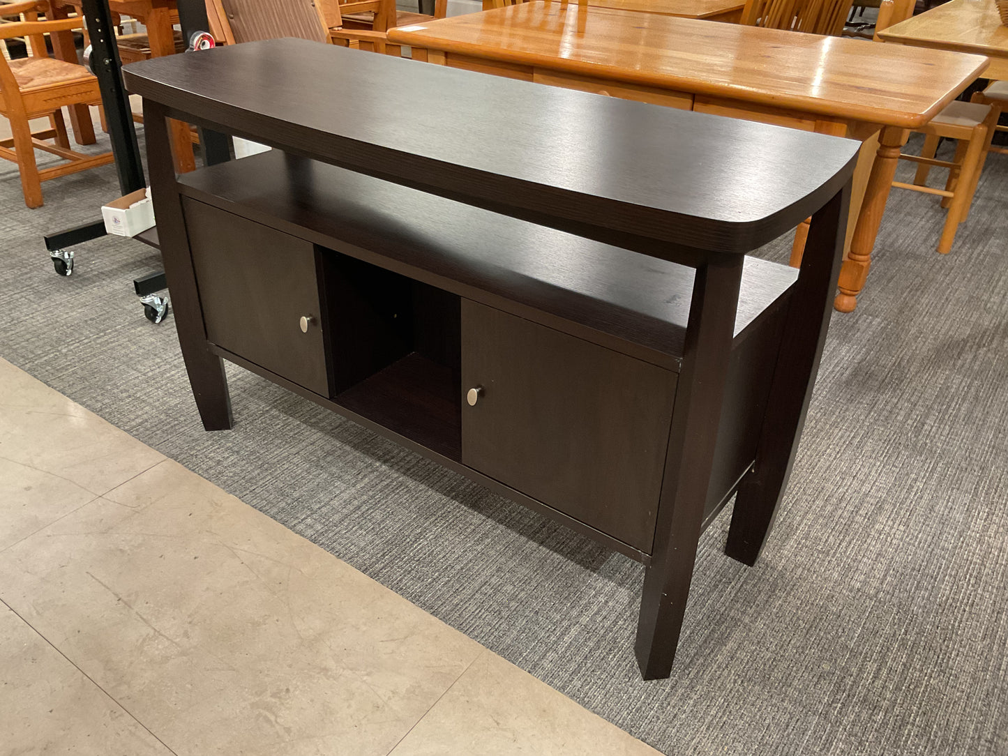2 Door Chocolate Console
