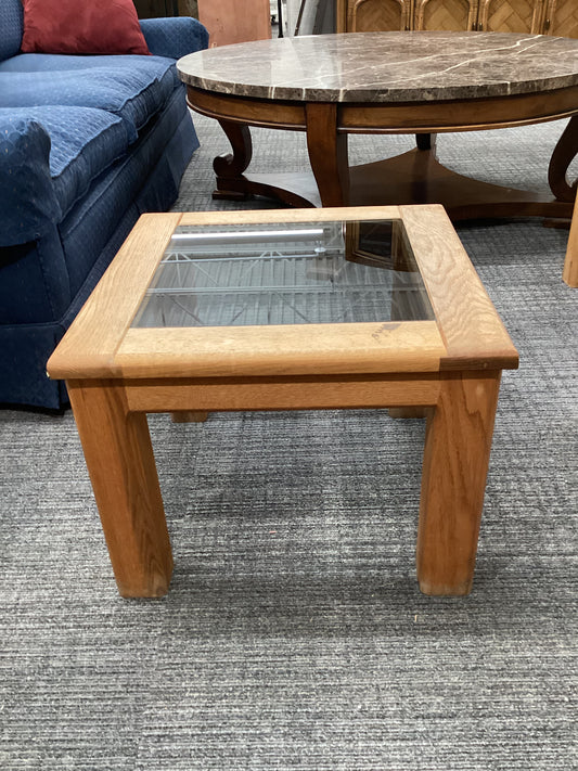 80’s Style Oak End Table