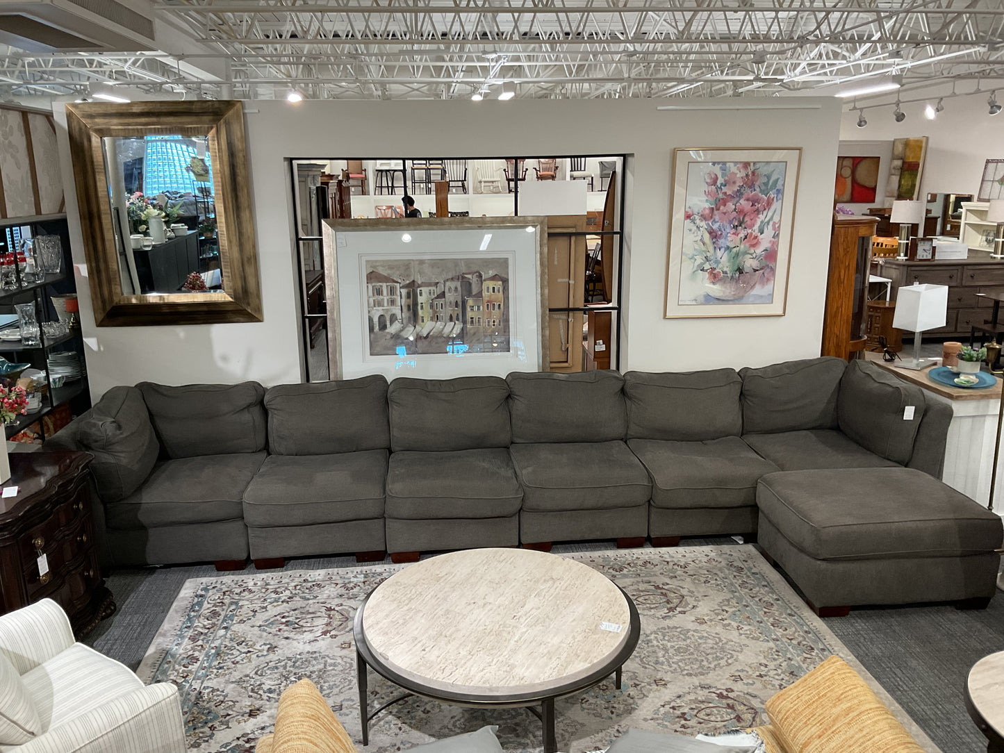 Unnecessarily long Sofa + ottoman