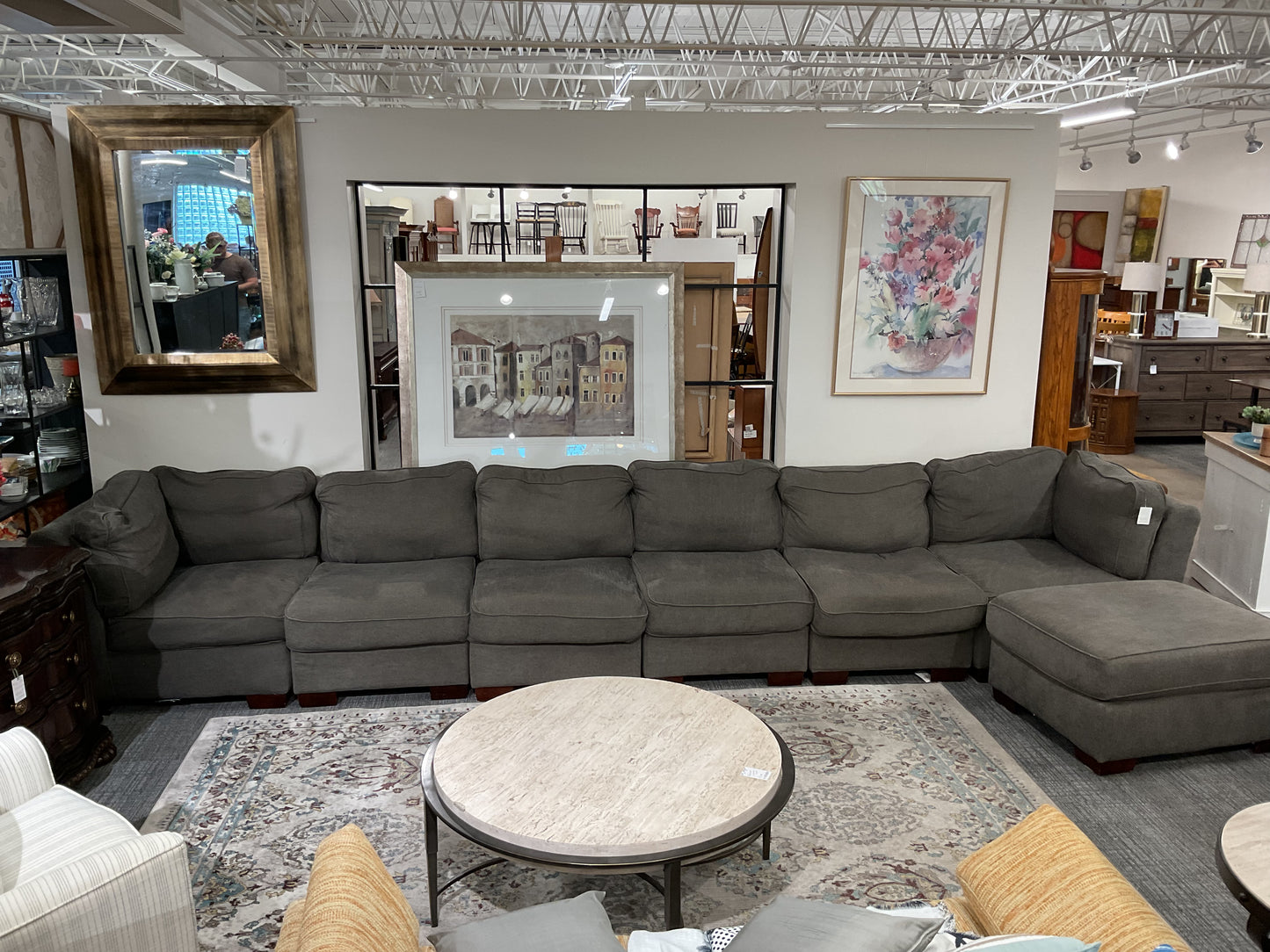 Unnecessarily long Sofa + ottoman