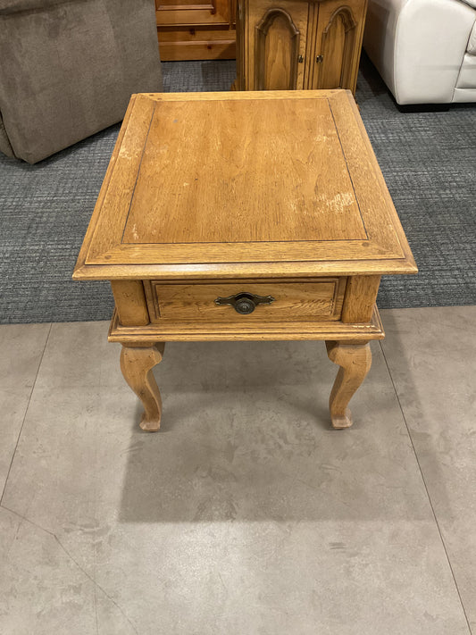 Wide Stance End Table