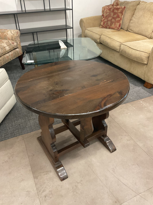 Dark Walnut Drop-Leaf Table