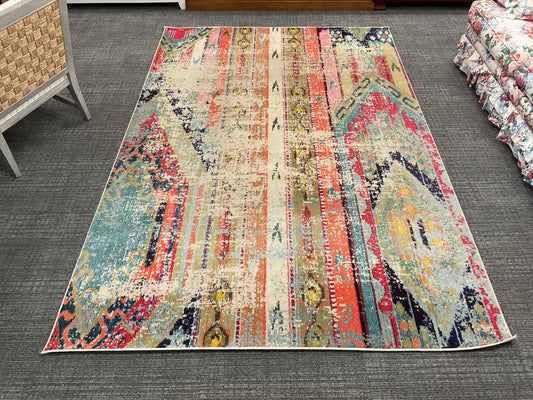 Blue Orange Rug (R149)