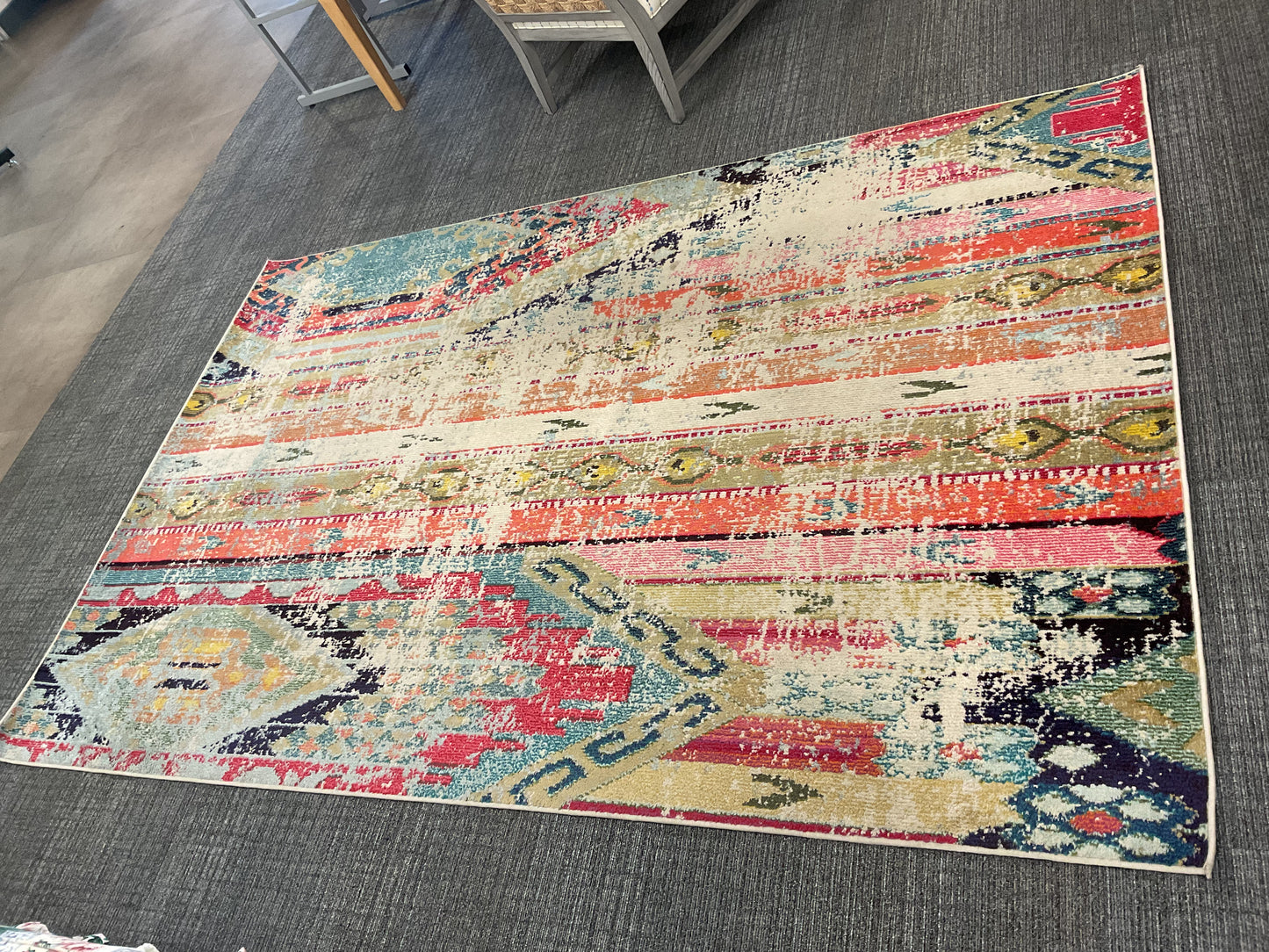 Blue Orange Rug (R149)