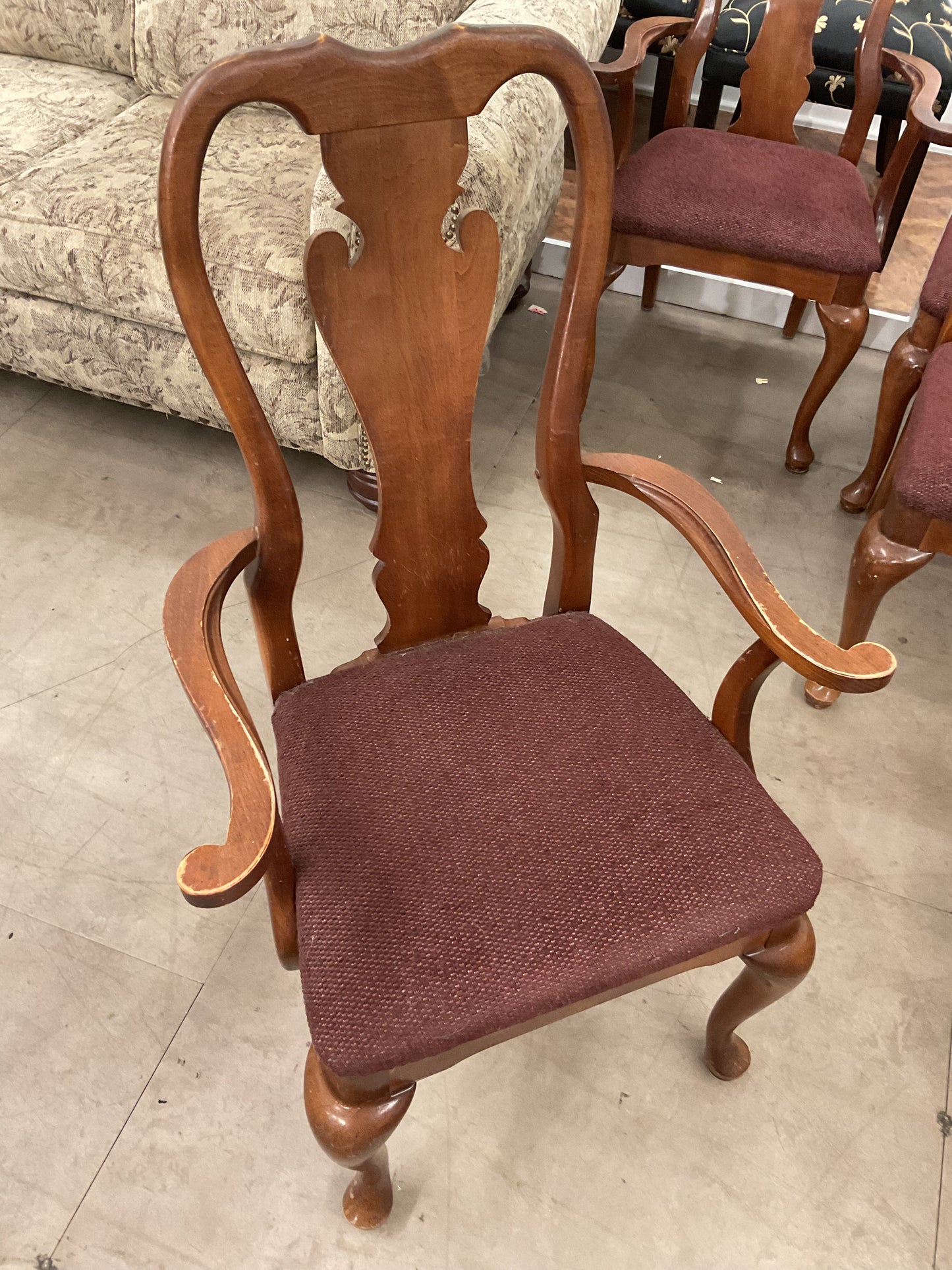 Maroon Chair Set
