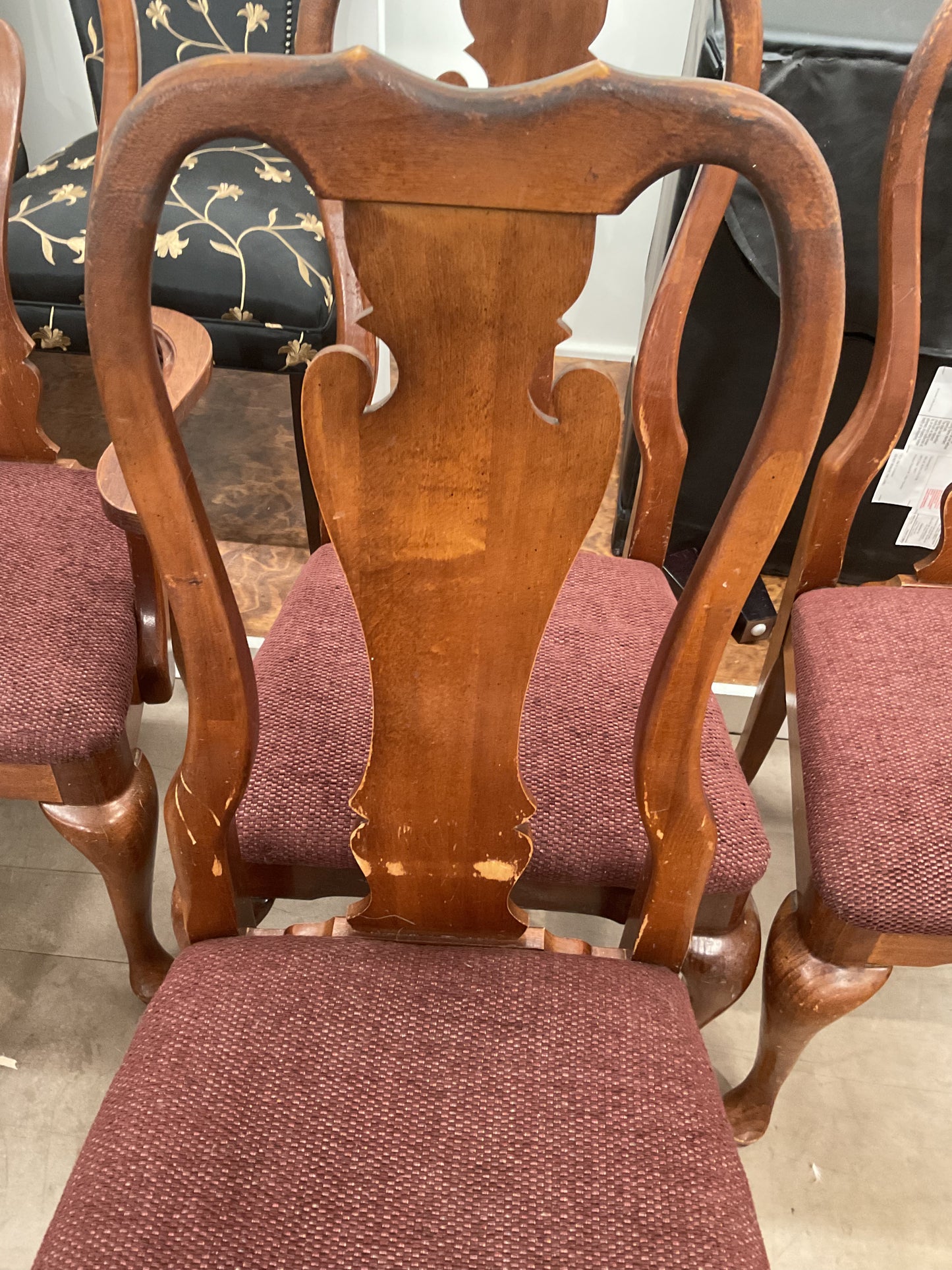 Maroon Chair Set