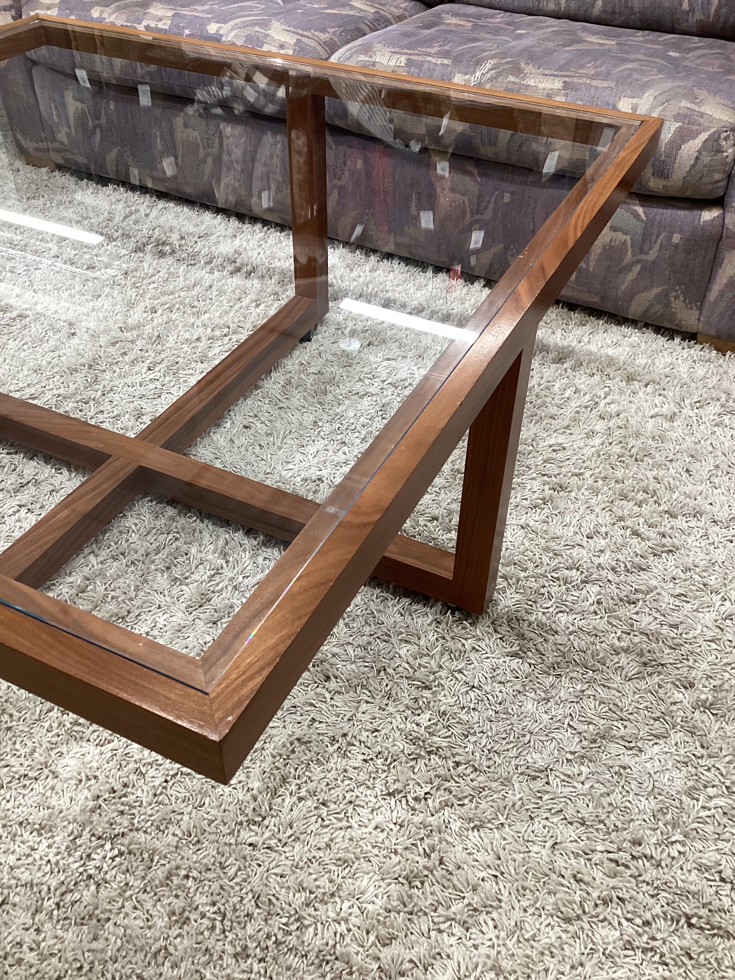 Wood & Glass Coffee Table