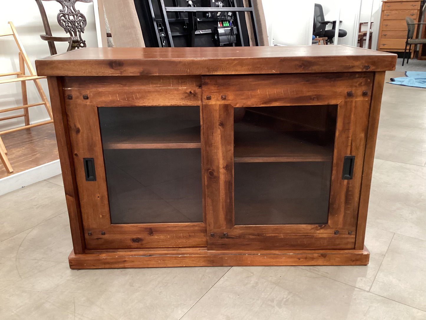 Mission Style TV Cabinet