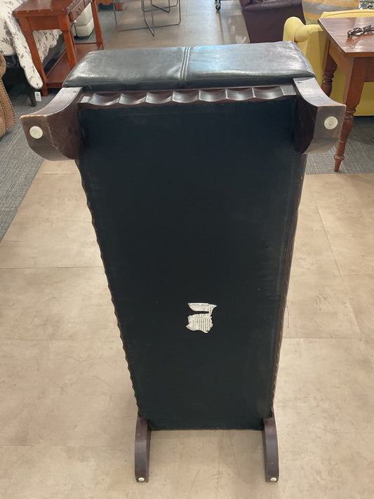 Rectangle Leather Ottoman