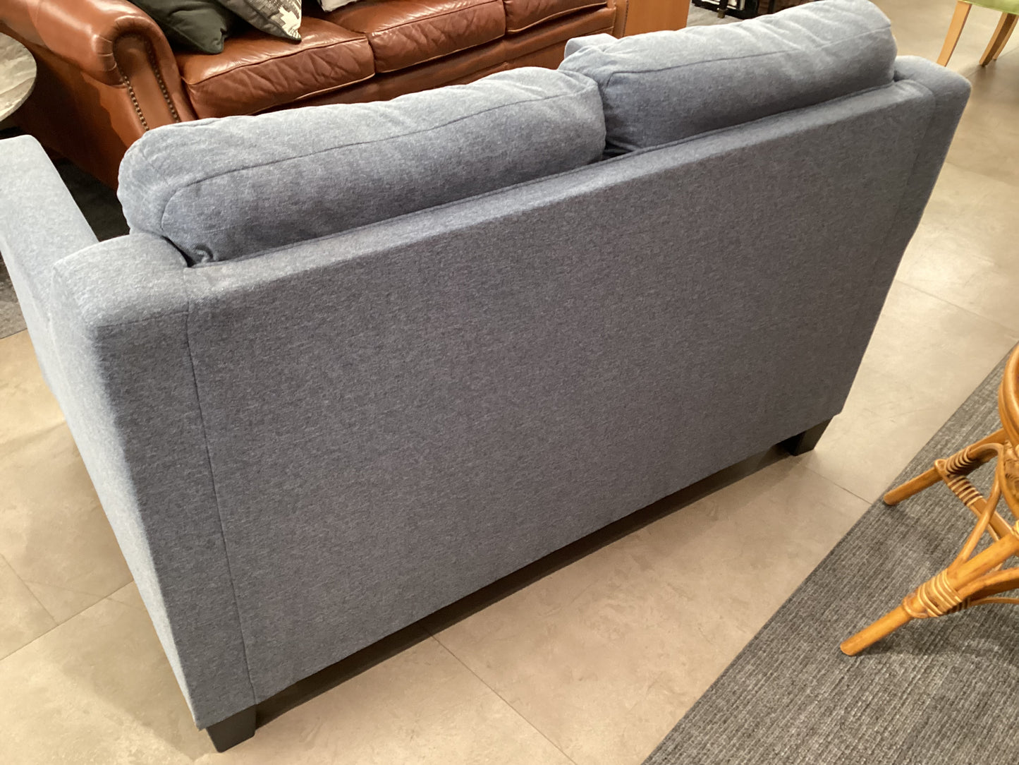 Ashley Furniture Blue Polyester Couch